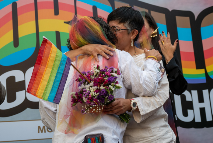 ‘Sí, acepto’, parejas de la diversidad sexual se dan el sí