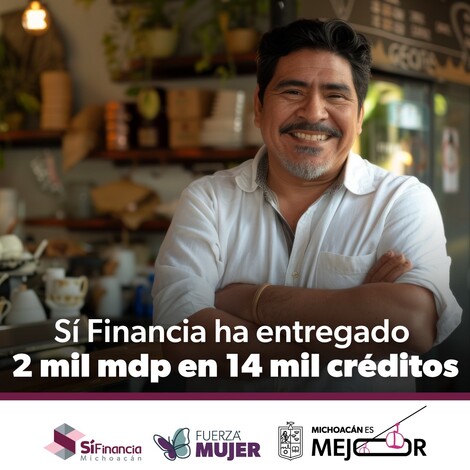 Sí Financia ha entregado 2 mil mdp en 14 mil créditos