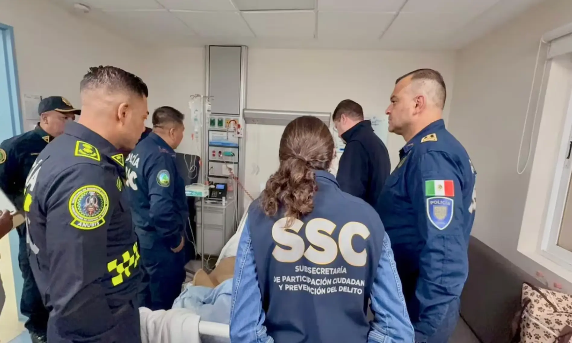 Siguen hospitalizados elementos de la SSC tras disturbios ocurridos en marcha juvenil