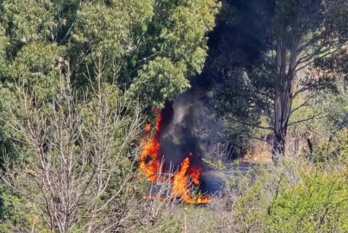 Siguen quemas de autos, ahora fue en Queréndaro