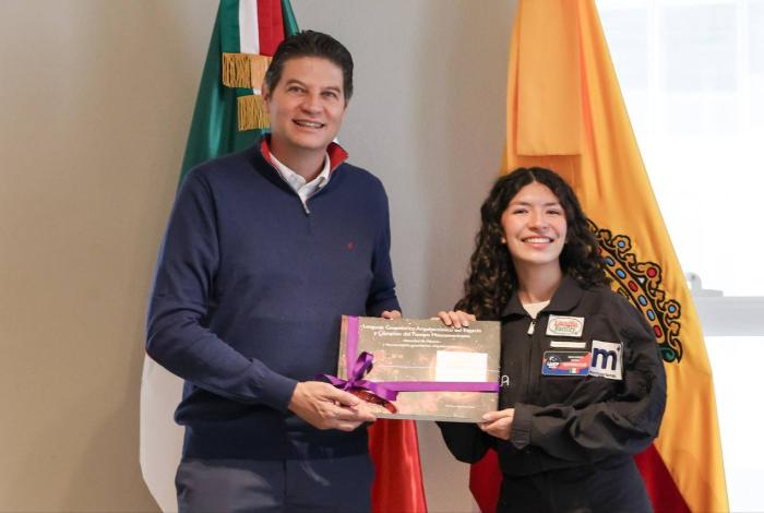 Sofía García, primer lugar en la Nasa, de regreso en Morelia