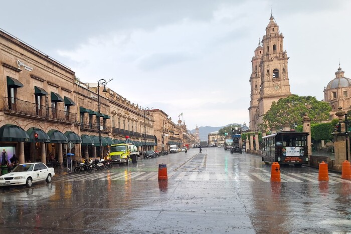 Sorpresa: Lluvias sacuden otra vez a la capital michoacana