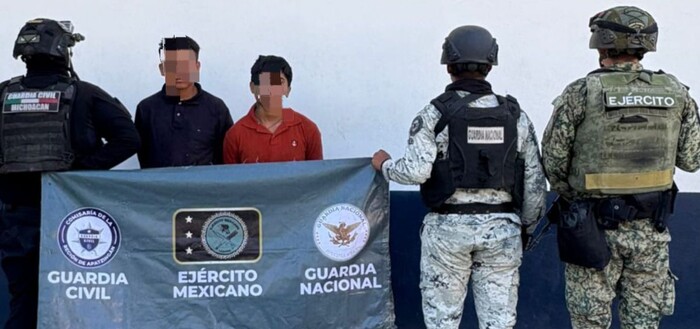 SSP asegura a dos personas, tras repeler agresión en Buenavista