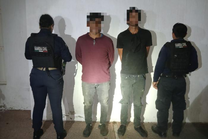 SSP detiene a 2 sujetos armados, en Operación Apatzingán