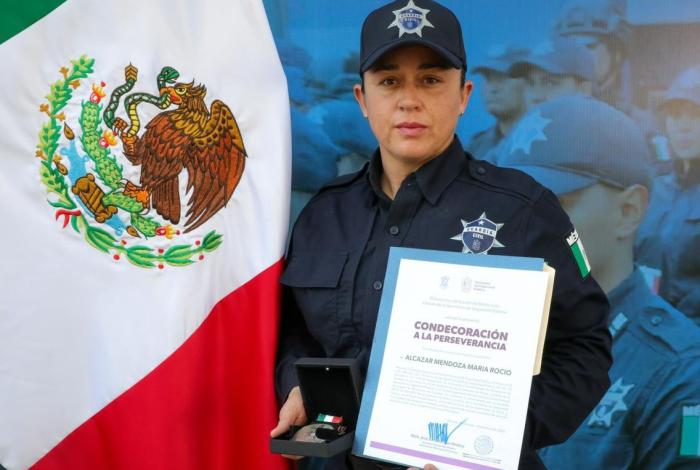 SSP fortalece la carrera policial con reconocimientos, ascensos y profesionalización permanente