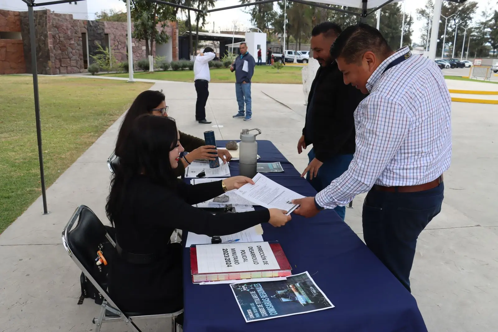SSP instala módulos de registro para aspirantes a mandos de la Guardia Civil
