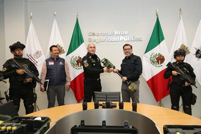 SSP invierte 8 millones de pesos en equipamiento de alta tecnología para detección de explosivos