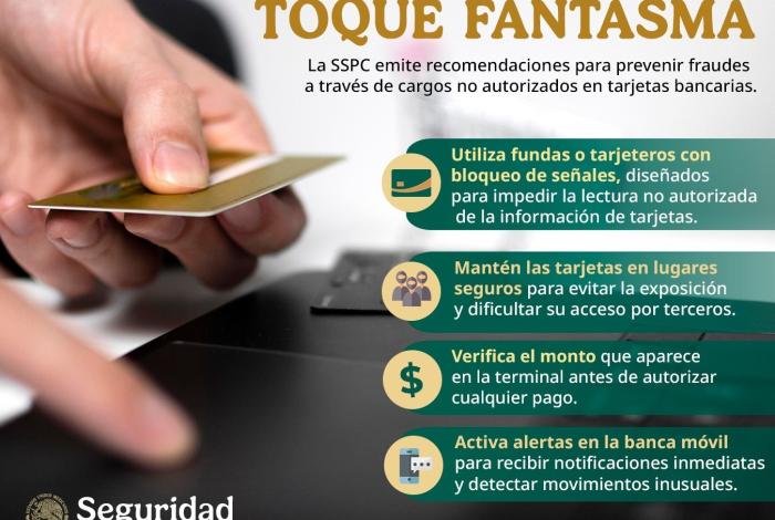 SSPC emite recomendaciones para evitar cargos no autorizados en tarjetas bancarias