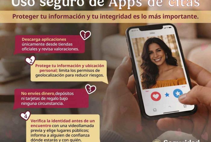 SSPC emite recomendaciones para el uso seguro de aplicaciones de citas