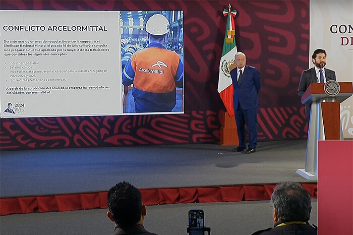 STPS, del Gobierno de México, celebra reactivación en ArcelorMittal y acuerdo con el sindicato