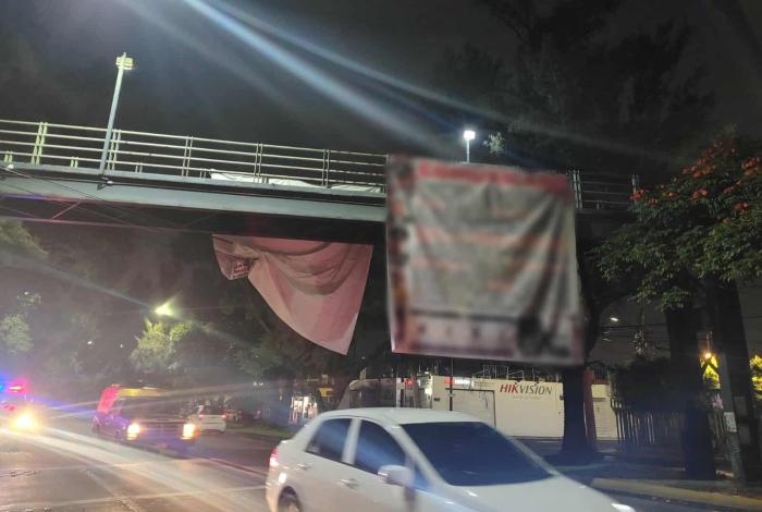 Sujetos colocan narcolonas en diferentes puntos de Morelia