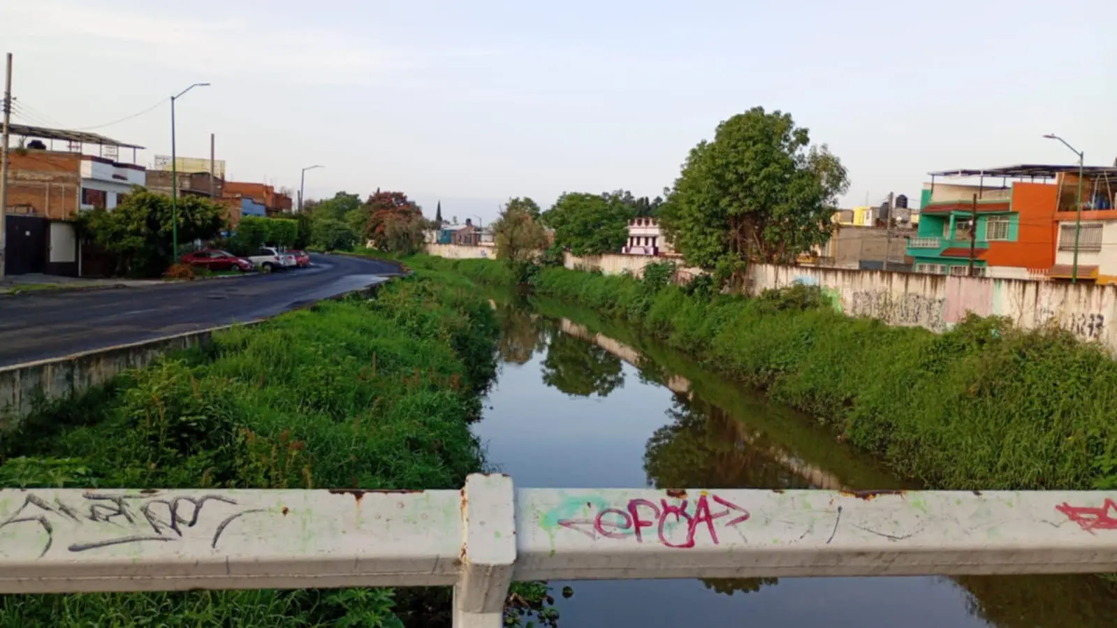 Supervisa Adolfo Torres niveles de ríos y drenes, tras lluvias en Morelia