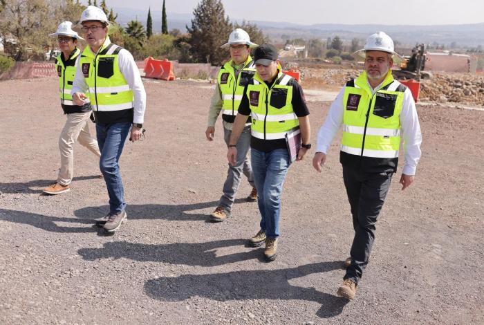 Supervisa Bedolla avance del 75% del primer segmento del segundo anillo periférico de Morelia
