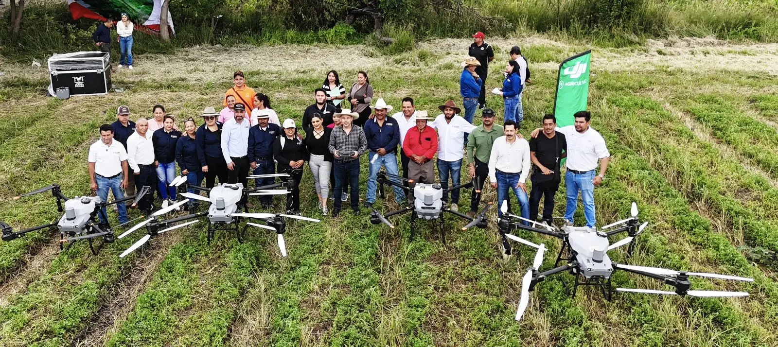 Tarímbaro innova con programa de drones agrícolas con la más alta tecnología