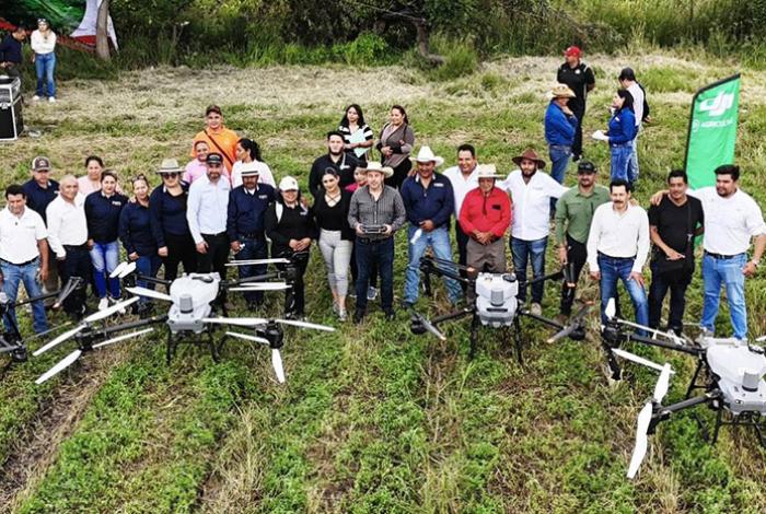 Tarímbaro innova con programa de drones agrícolas con la más alta tecnología
