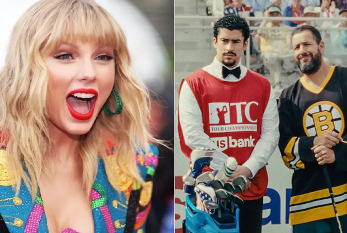 Taylor Swift elogia a Bad Bunny por actuación en “Happy Gilmore 2”