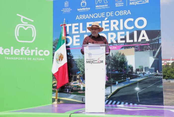 Teleférico, distribuidores y modernización de calles, la transformación que vive Morelia: Bedolla