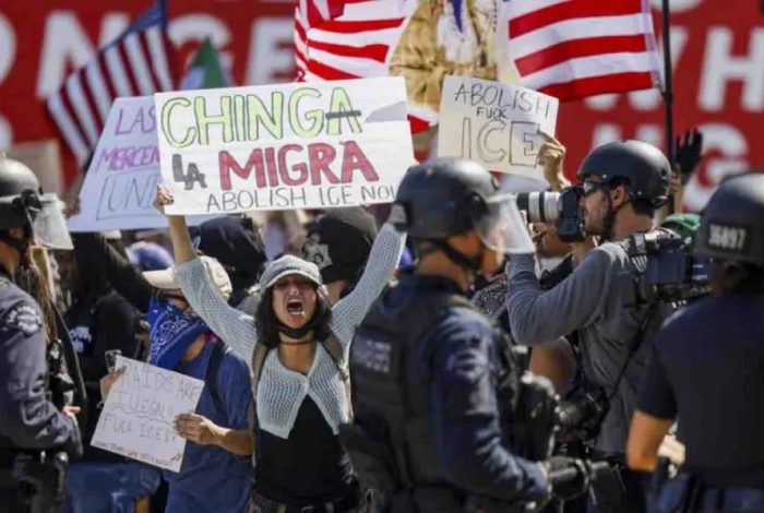 Tensión en Los Ángeles, imponen toque de queda por protestas migratorias