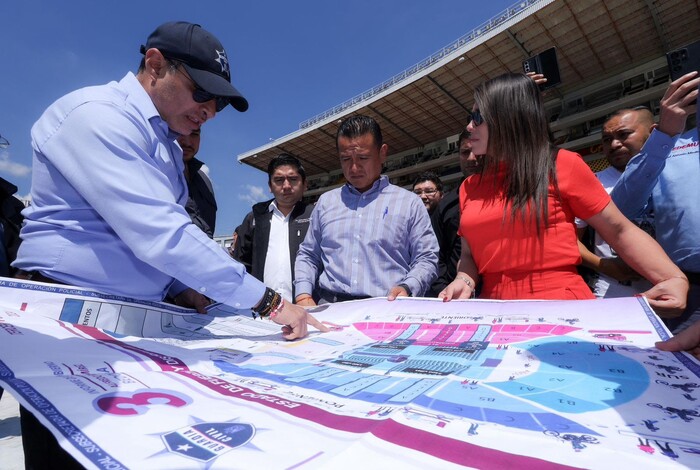 Todo listo en el Morelos para el Tercer Informe de Bedolla