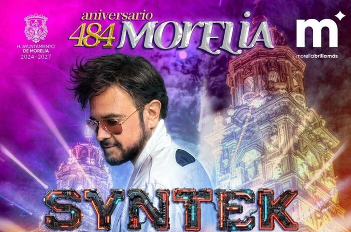 Todo listo para el gran concierto de Aleks Syntek por 484 Aniversario de Morelia