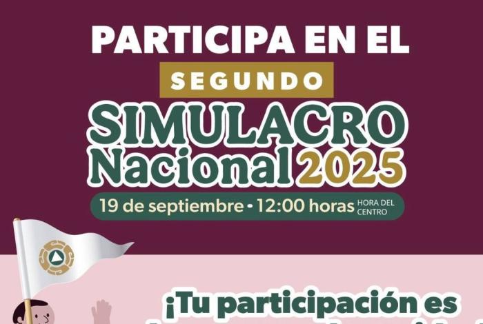 Todo listo para el Segundo Simulacro Nacional 2025