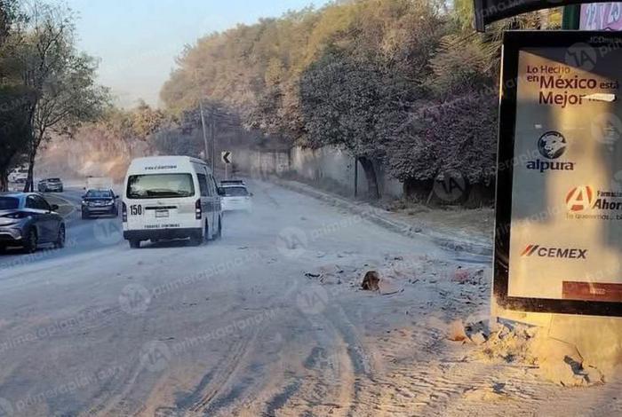Tormenta… ¿de cemento?, cubre la Técnica 65 en Morelia