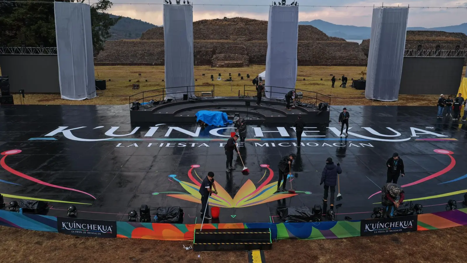 Tormenta pospone función de la K’uínchekua para las comunidades