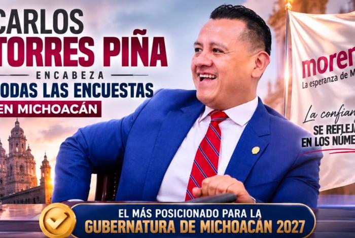 Torres Piña lidera tres encuestas rumbo a la coordinación de Morena