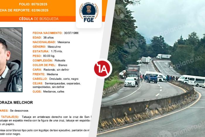 Transportistas bloquean entradas y salidas de Pátzcuaro; exigen aparición de un compañero