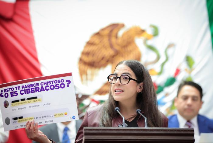 Tras aprobación de reforma, Giulianna Bugarini remarca que combatir el ciberacoso es una forma de construir paz