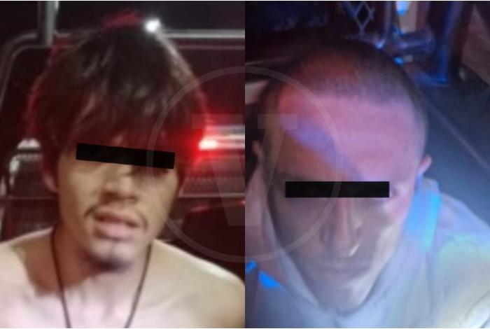 Tras enfrentamiento, agentes municipales capturan a dos presuntos robacarros en Jacona