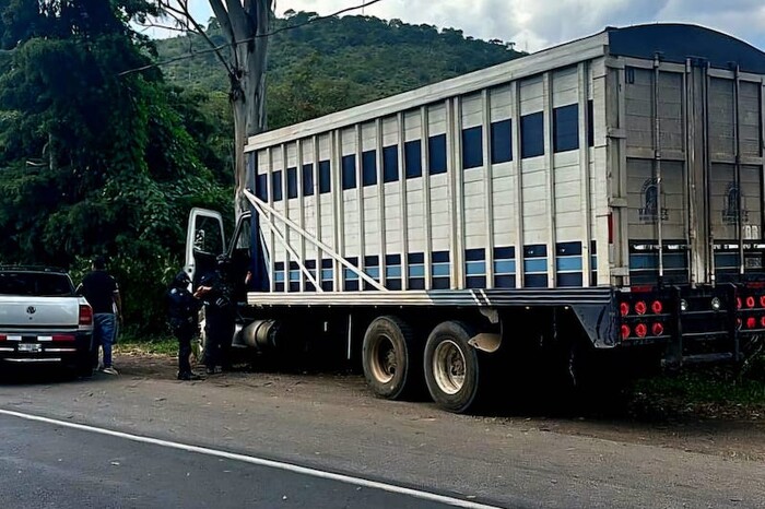 Tras enfrentamiento, policías recuperan camión aguacatero robado