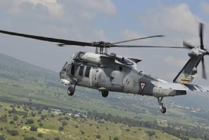 Tras enfrentamientos en Parácuaro y Tancítaro, sobrevuela helicóptero artillado