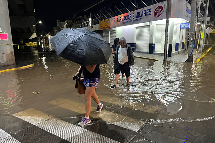 Tras fuertes lluvias de ayer en Morelia, tres drenes registran niveles entre 90% y 95%