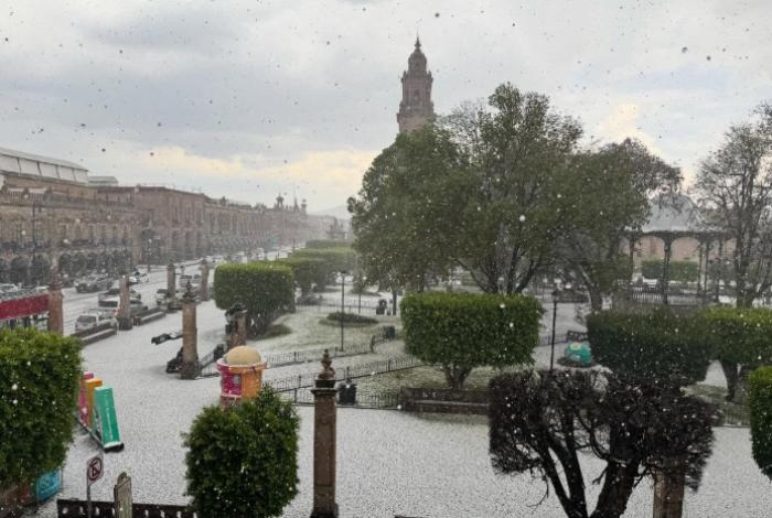 Tras lluvia con granizo, no se reportan afectaciones en Morelia: Protección Civil