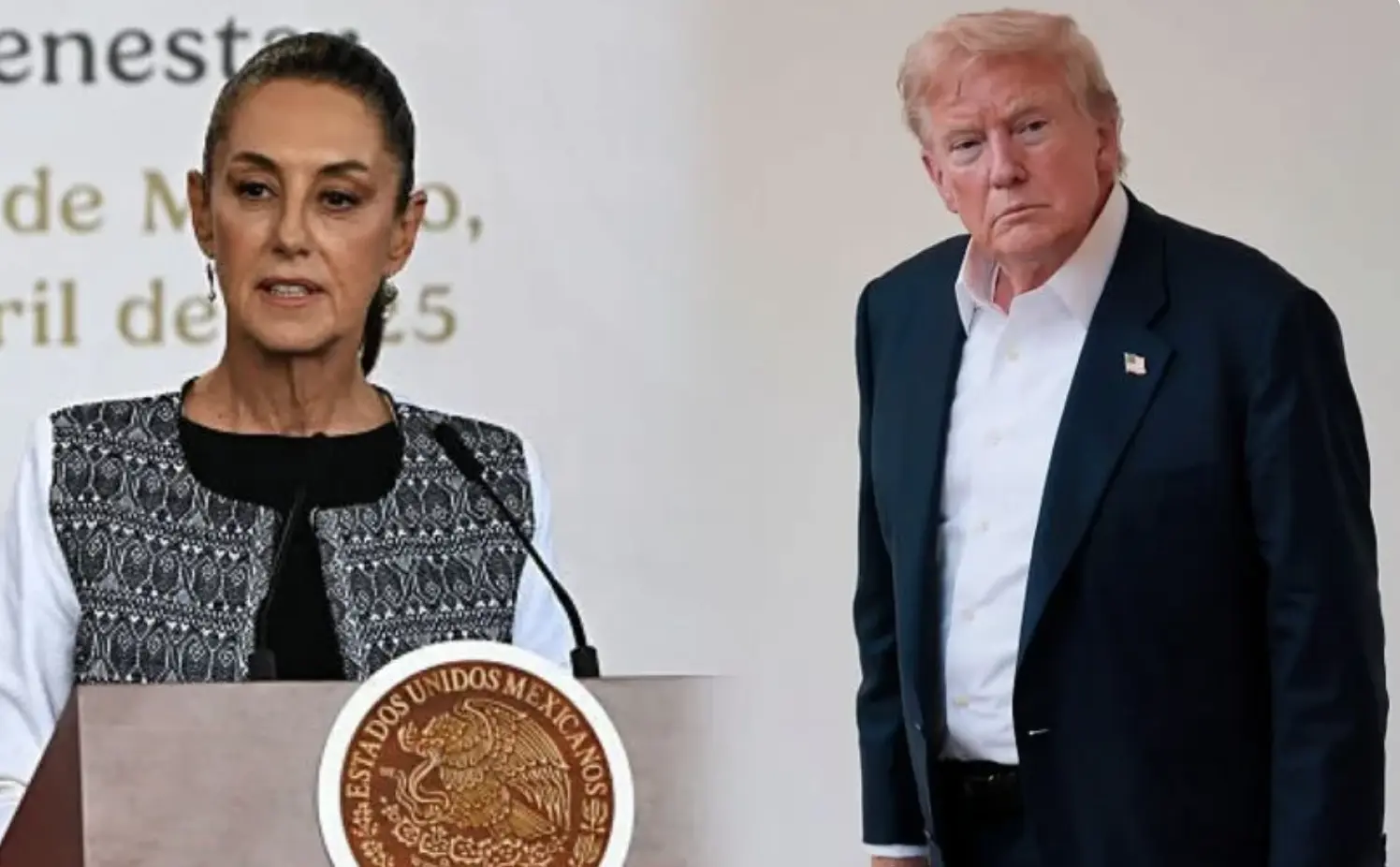 Trump y Sheinbaum acuerdan retrasar aranceles en diálogo bilateral
