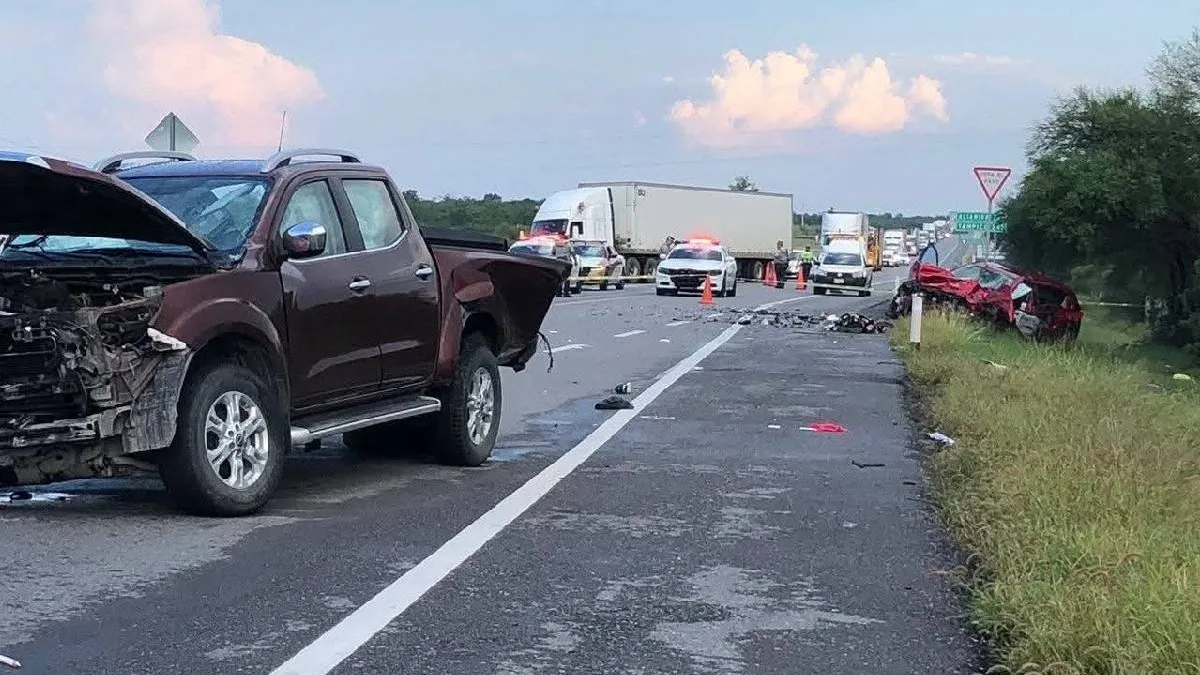 Un accidente automovilístico en Tamaulipas, deja 5 personas muertas