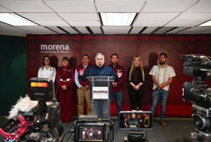 ‘Un diputado quería reventar la sesión’, justifica Morena seguridad en sesión de Apatzingán