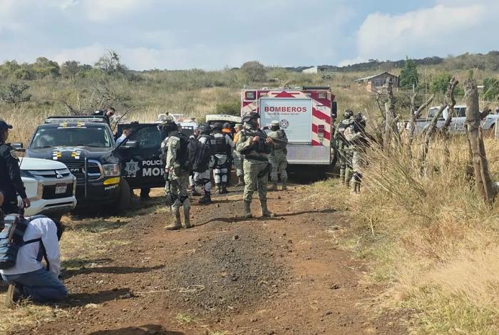 Un muerto y un herido, resultado de explosión cerca del cerro del Quinceo en Morelia