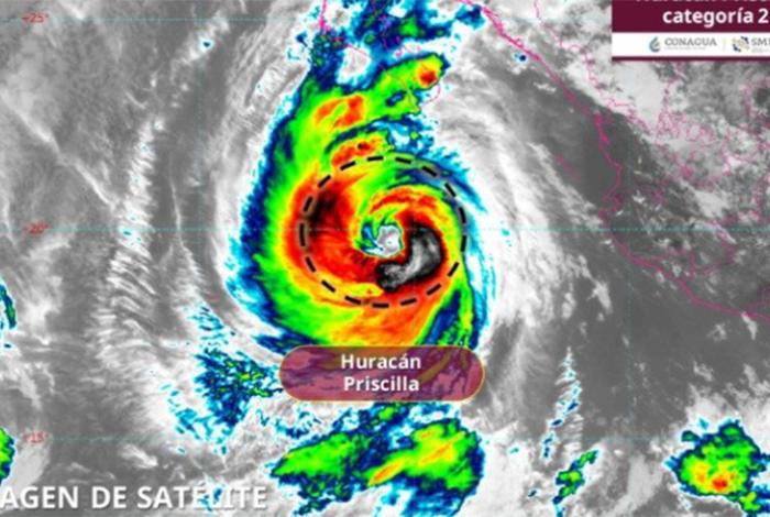Urgente: Sheinbaum previene que el huracán Priscila alcanzará categoría 3, con alerta para Los Cabos
