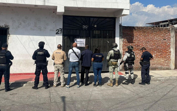 Uruapan: FGE ejecuta cateo y asegura inmueble y un vehículo robado