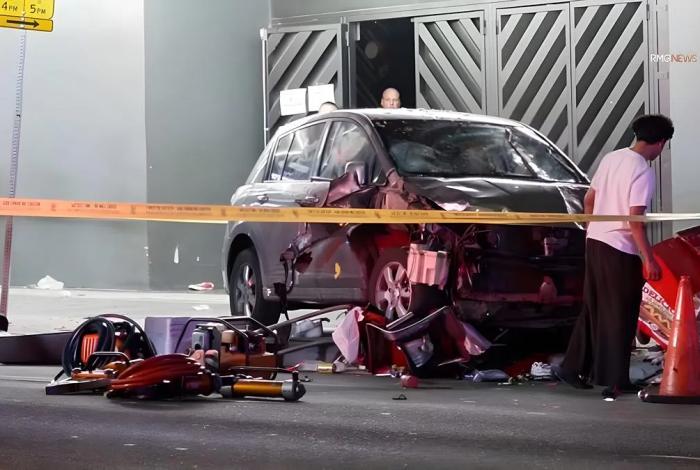 Vehículo embiste multitud en Santa Mónica East Hollywood, hay más de 30 heridos
