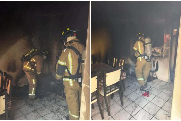 Veladora provoca incendio en una casa en la colonia Agustín Arriaga Rivera, en Morelia