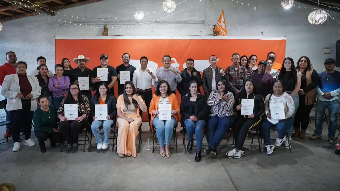 Víctor Manríquez instala la Comisión Operativa Municipal de Morelos y celebra el crecimiento de la Fuerza Naranja en la región