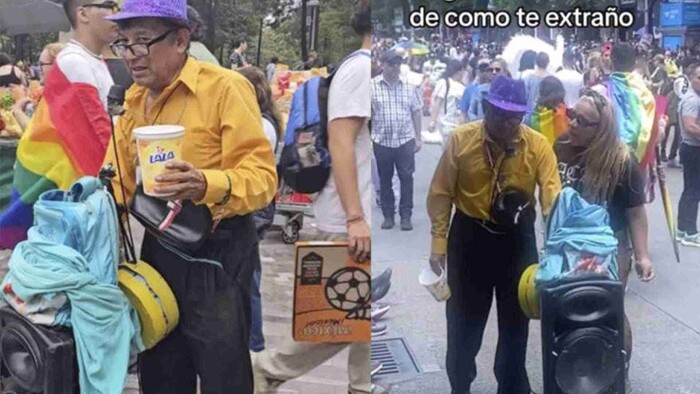 Video: Agreden a señor que cantó sobre l3sb1anas en marcha LGBTQ 