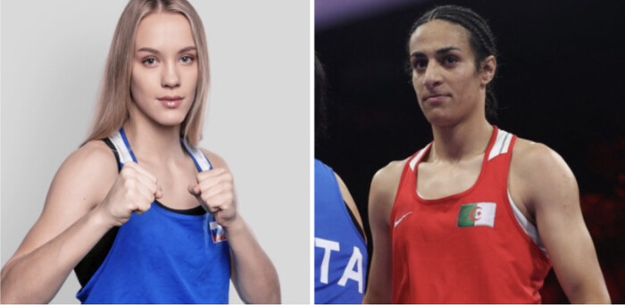 #Video | Campeona rusa de boxeo, Azalia Amineva, reta a la argelina Imane Khelif