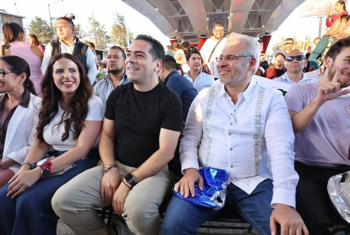 #Video | Celebra Bedolla primer aniversario del Paso Catrinas en Villas del Pedregal
