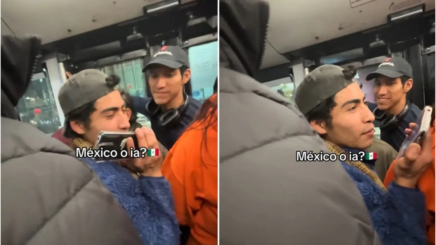 #Video: Chico se apoya de pasajeros para desmentir su ebriedad