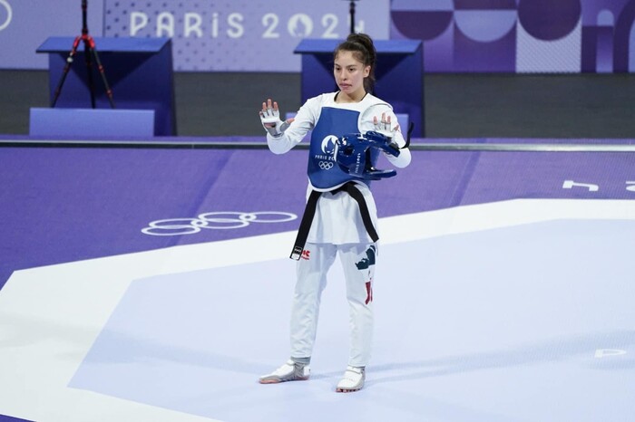 #Video | Daniela Souza tras polémica derrota cae en su debut en Taekwondo en París 2024