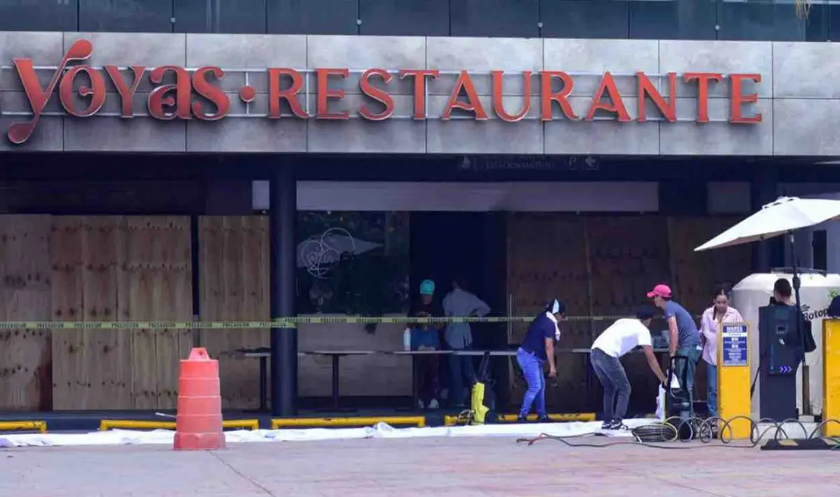 #Video: Dos restaurantes de lujo fueron quemados por hombres armados en Acapulco